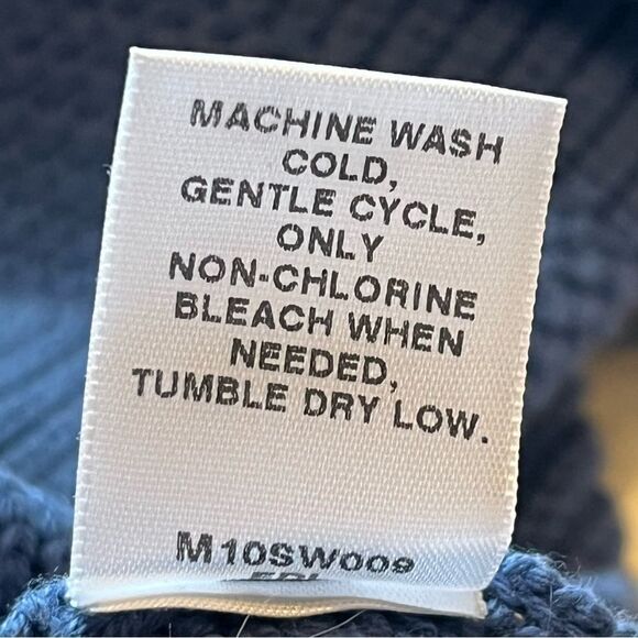 Cabela's Men's Vintage Cotton Sweater Pullover 1/4 Button Royal Blue XL Tall - Picture 6 of 6